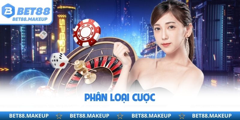 Phân loại cược Roulette